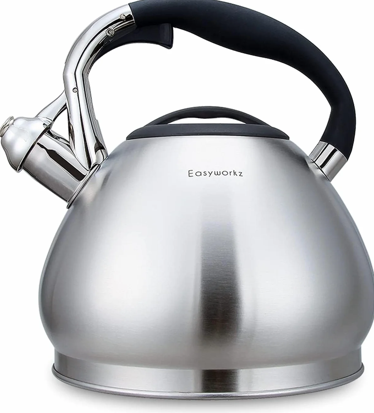 Easyworkz Estufa Silbante Hervidor de té Acero inoxidable Hervidor de agua caliente 3.0 l
