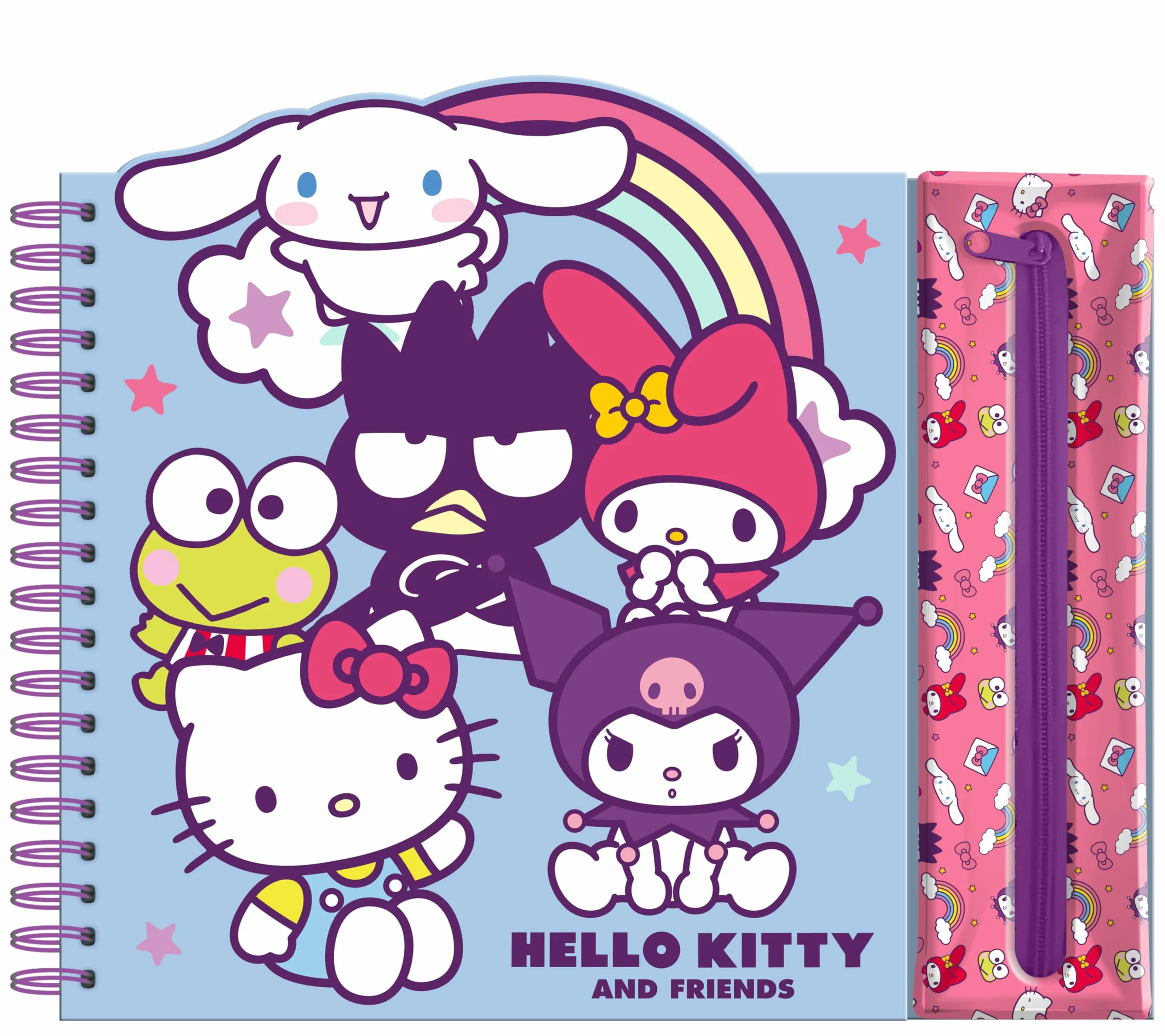 Cuaderno de Actividades Hello Kitty & Friends con Estuche Removible