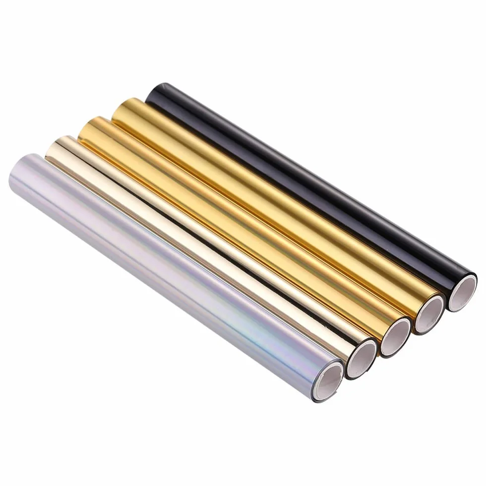 Paquete de 5 Láminas Brillantes para Impresora Láser, 19 cm x 5 Metros, Multicolor