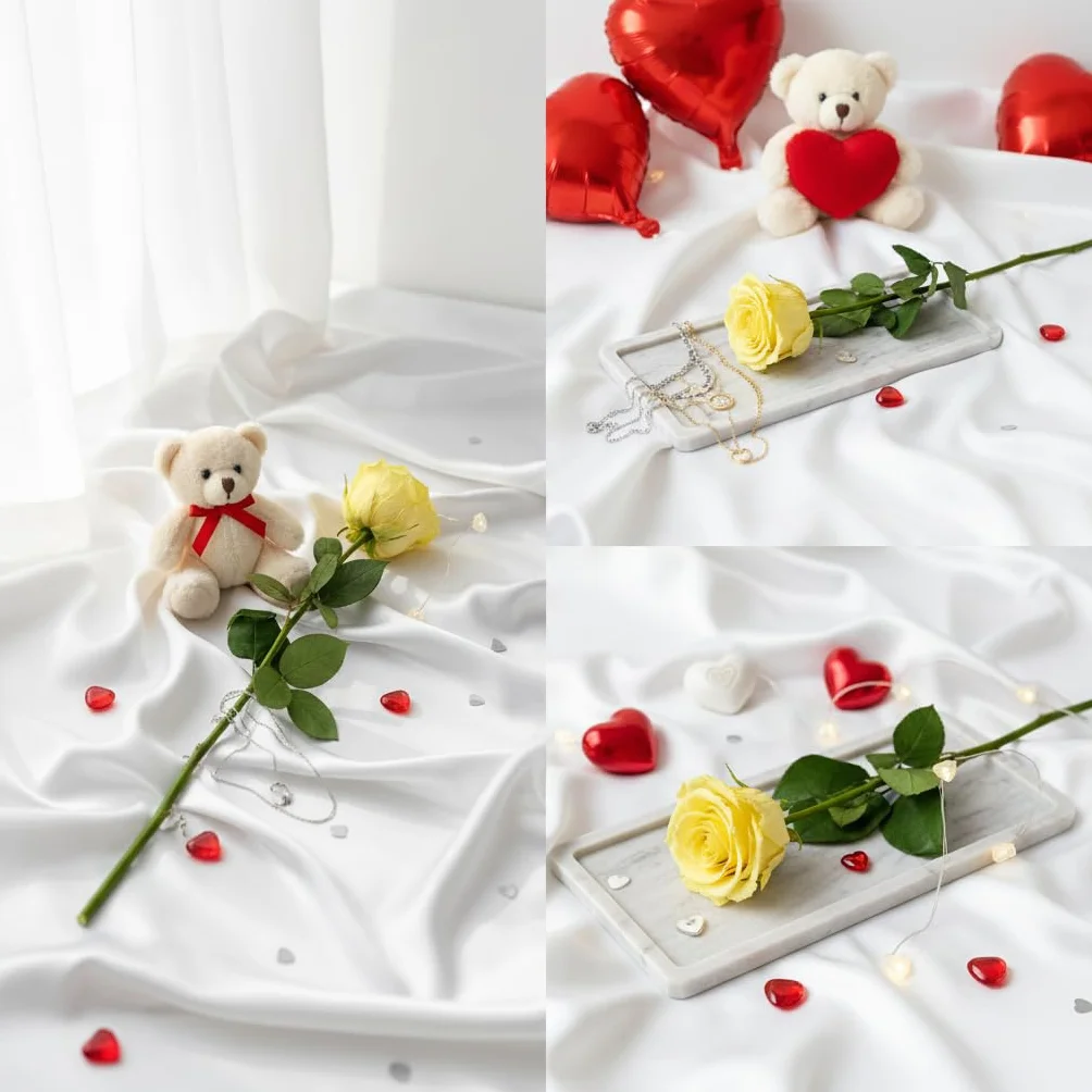 MUNTRADE 1 Rosa Preservada Natural Amarilla Eterna Detalle Romántico Decoración