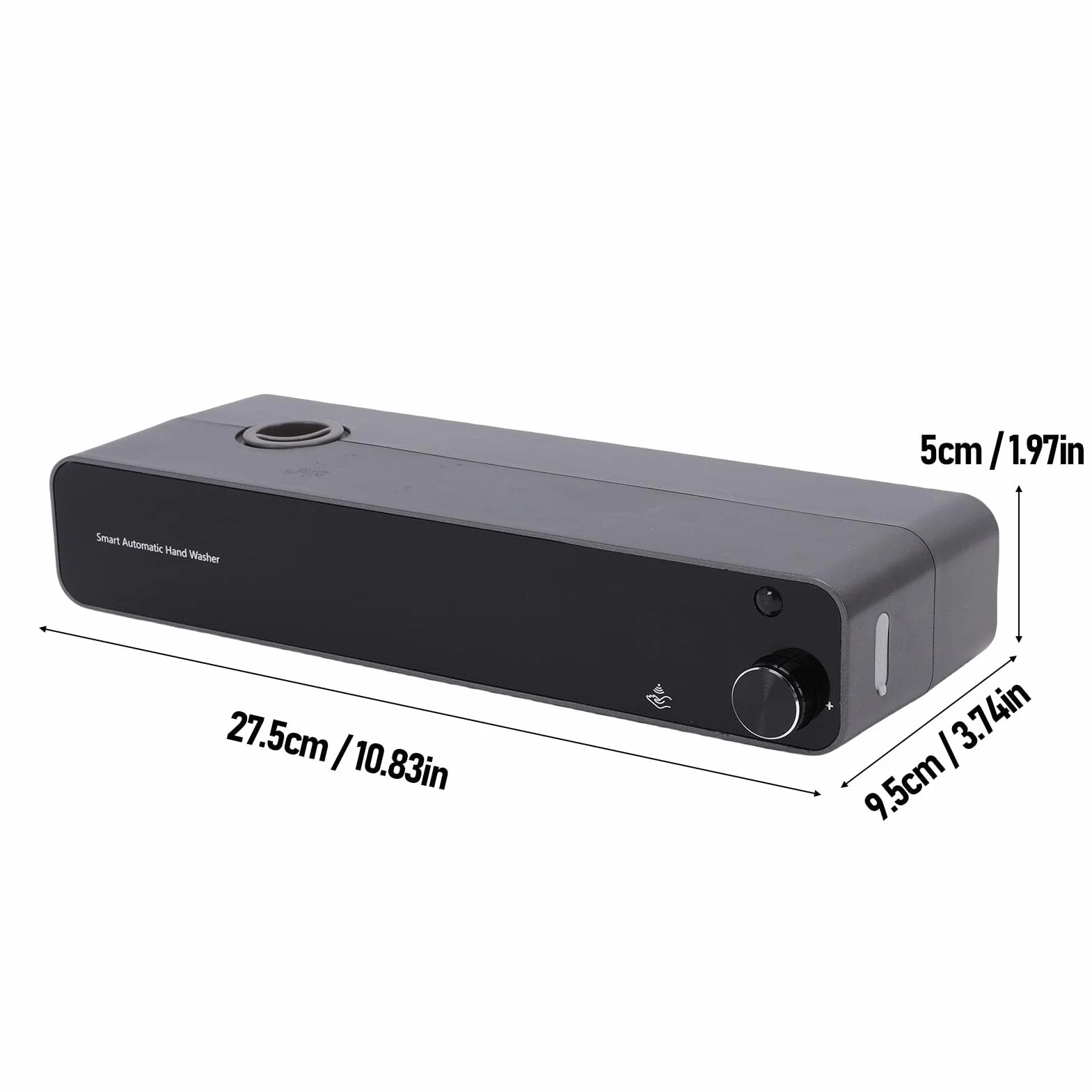 Fockety Dispensador Automático de Jabón de Manos en Espuma, Dispensador de Jabón con Sensor de Movimiento sin para Montaje en Pared Dispensador de Jabón en Espuma con Carga de Energía