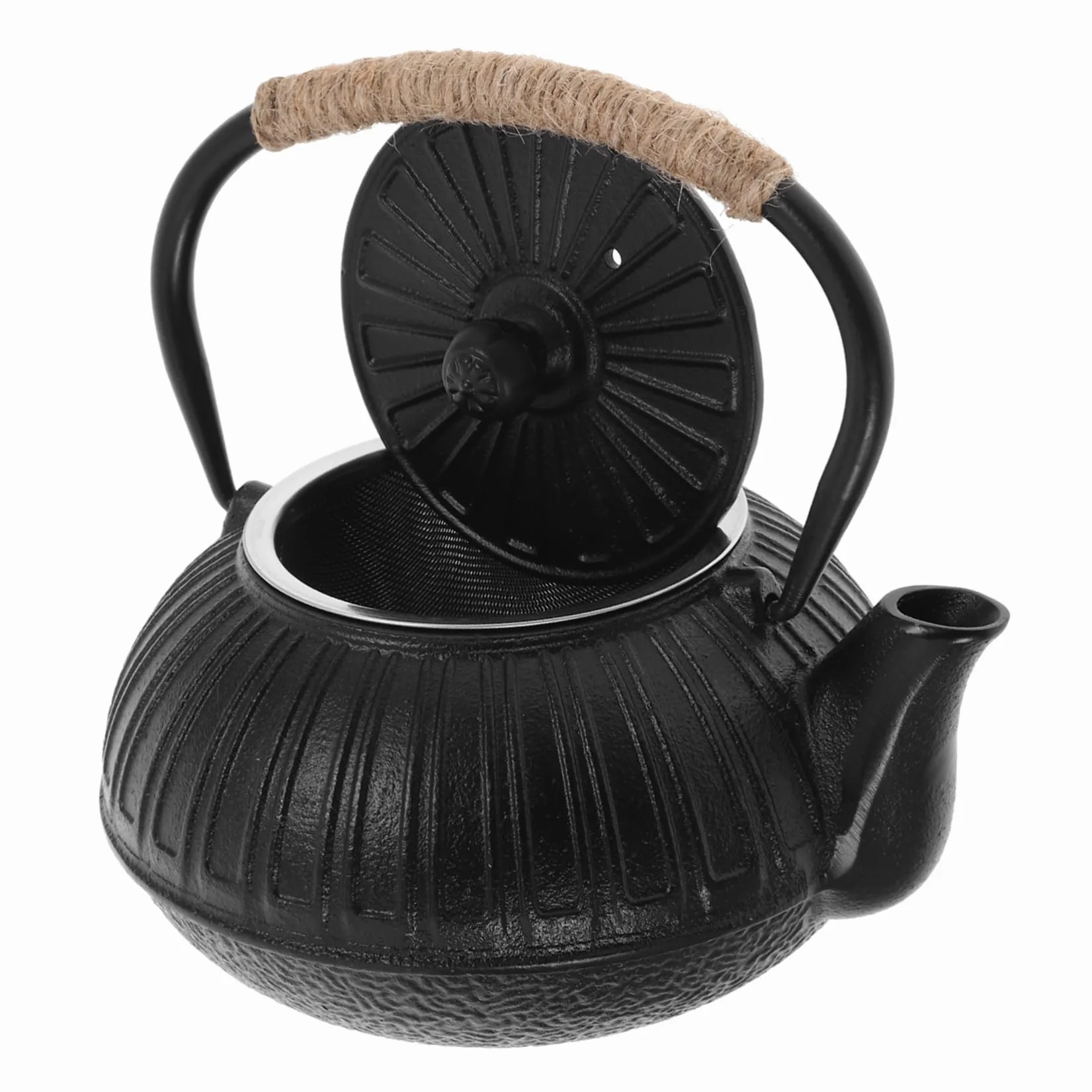 Ciieeo Tetera De Hierro Fundido Estilo Tetera De Inducción Con Hervidor s Retro Para Té Grande Y China Para Restaurante Japonesa Japonesa