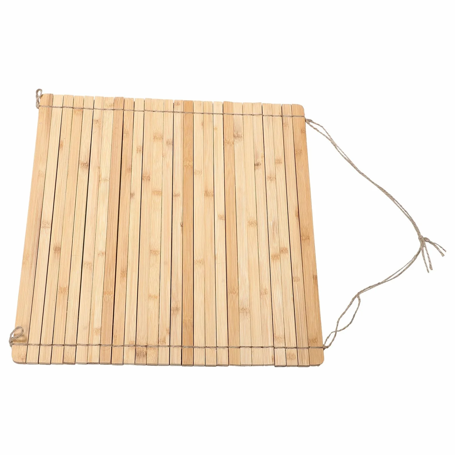 Escurridor de platos de bambú sobre el fregadero, escurridor de cocina plegable para platos, cuencos y tazas, estante extraíble que ahorra espacio y tapete de secado de verduras, 45 x 44 cm