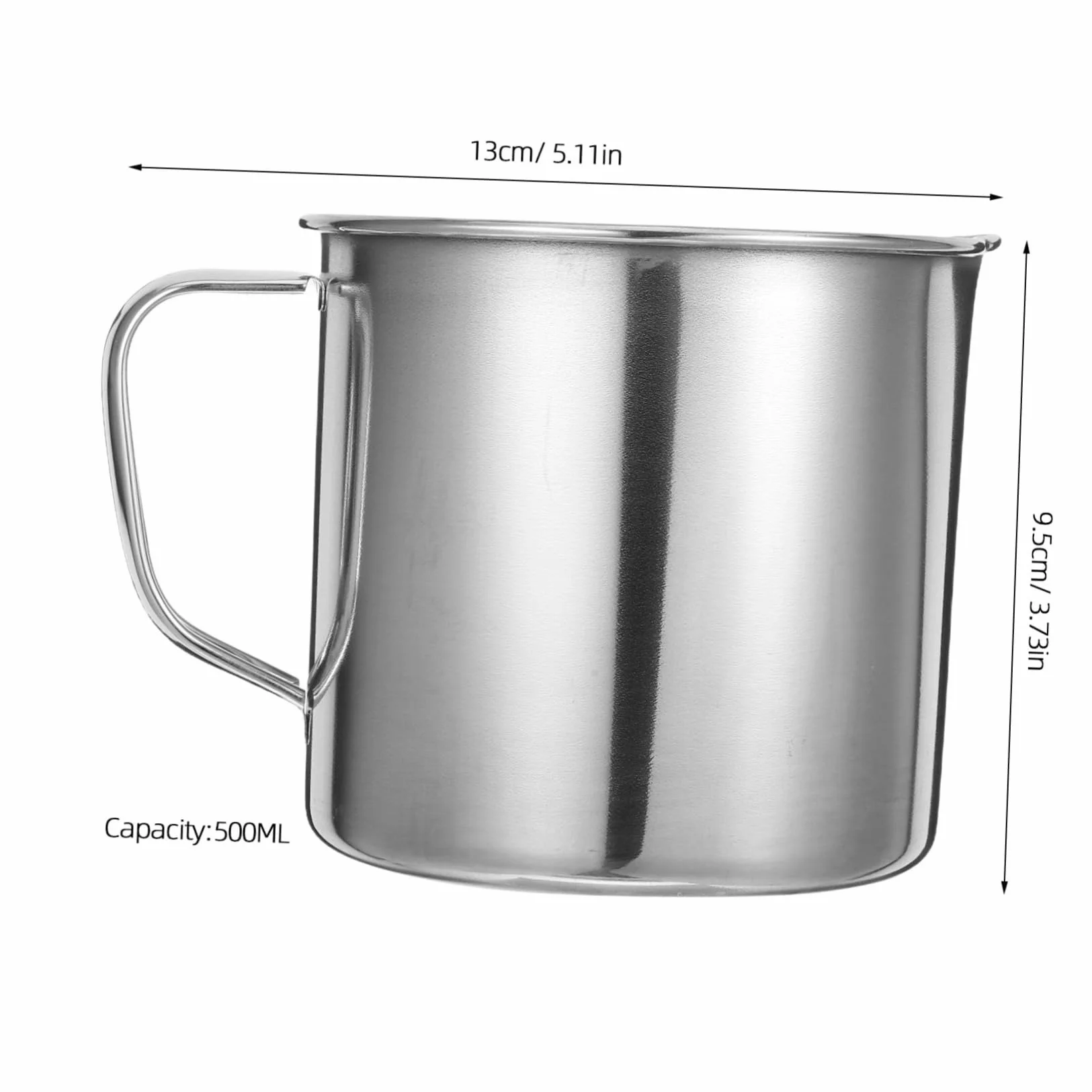 Cabilock 3 piezas Copa Inoxidable con Graduada Vaso Medidor de Resistente y Fácil de Limpiar para Cocina y