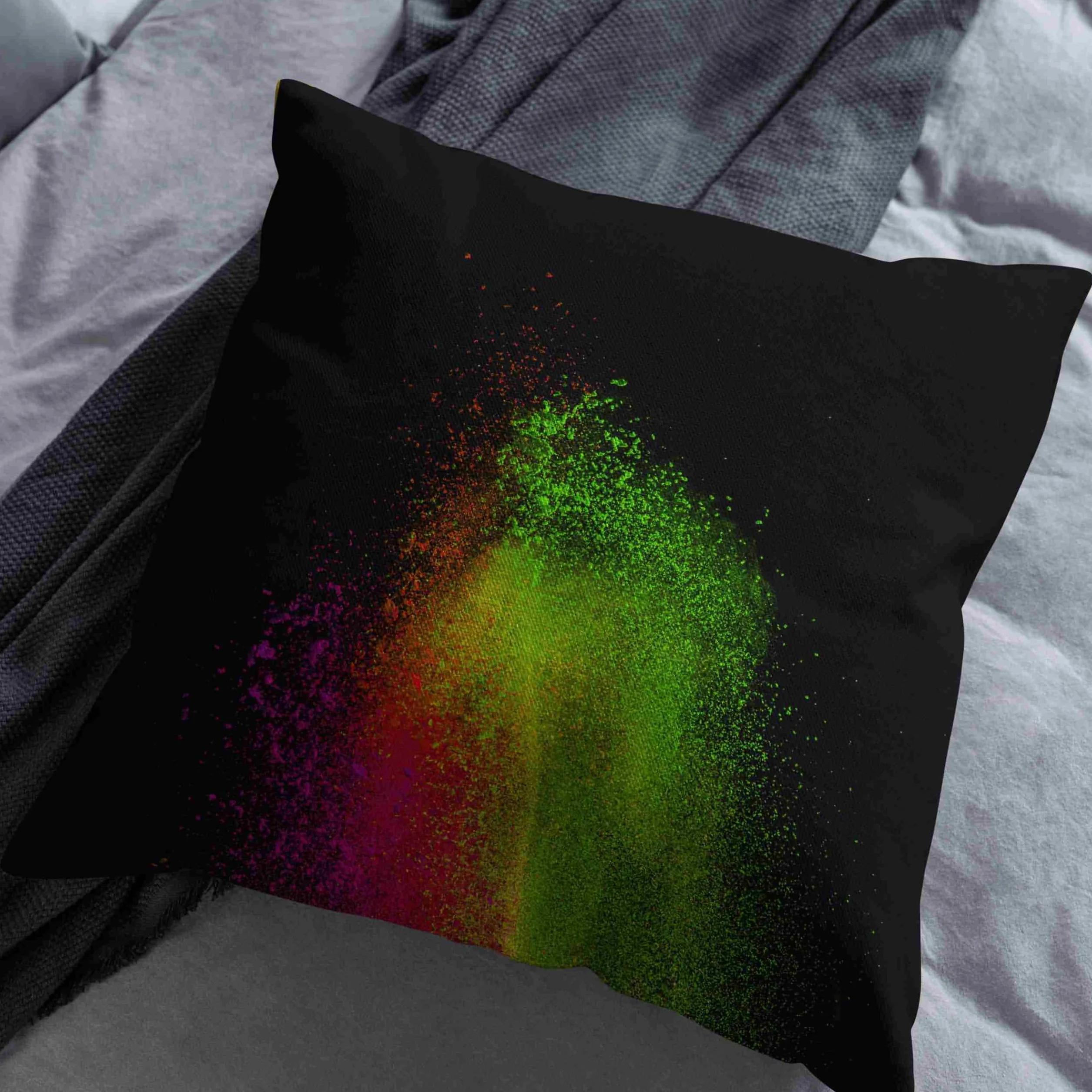 Fundas de cojín de lino de tamaño estándar para muebles de patio, 50 x 50 cm, fundas de cojín decorativas para sofá, sala de estar, decoración de sofá, 4 piezas