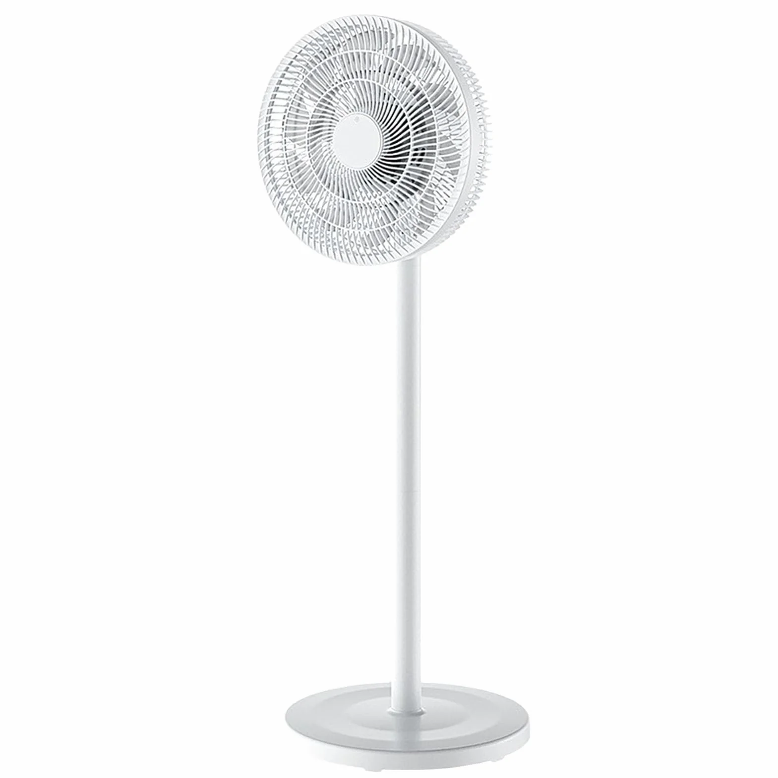 Ventilador de Pie Silencioso Blanco 50 W, 3 Velocidades | 30 cm, 91 cm Altura, Oscilación Automática, Doble Uso: Mesa o Pie, Base Estable, Hogar y Oficina