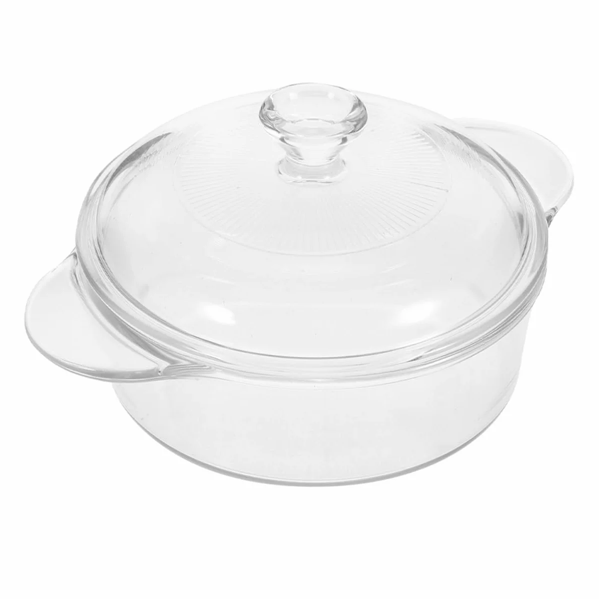 Bol de Resistente al Calor con Tapa Transparente y Asas Dobles Recipiente Reutilizable para Ensaladas Postres y Snacks para Fiestas y Uso Doméstico