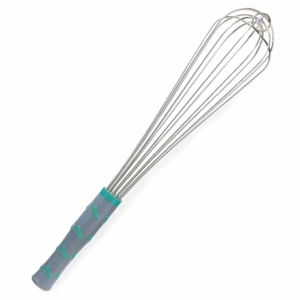 Vollrath Jacob's Pride - Batidor francés de 16 pulgadas con mango de nailon, acero inoxidable, NSF, plateado