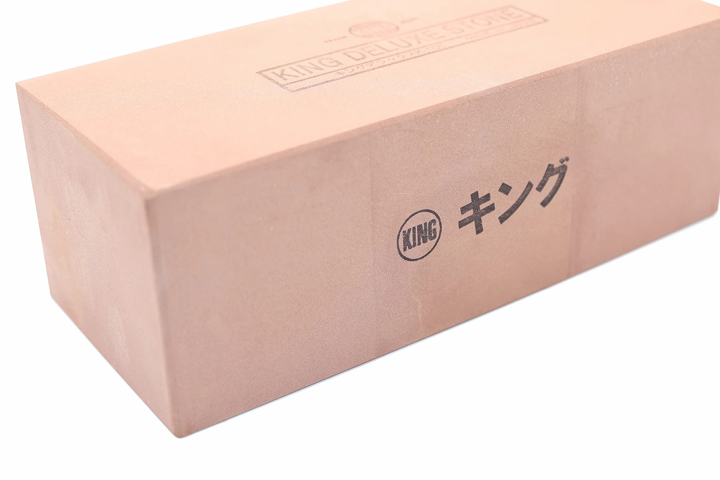 Piedra de afilar japonesa extra grande King K-105 800 grano #800 mantenimiento afilado hoja Cuchillos de cocina Herramientas de bricolaje y jardinería fabricadas en Japón