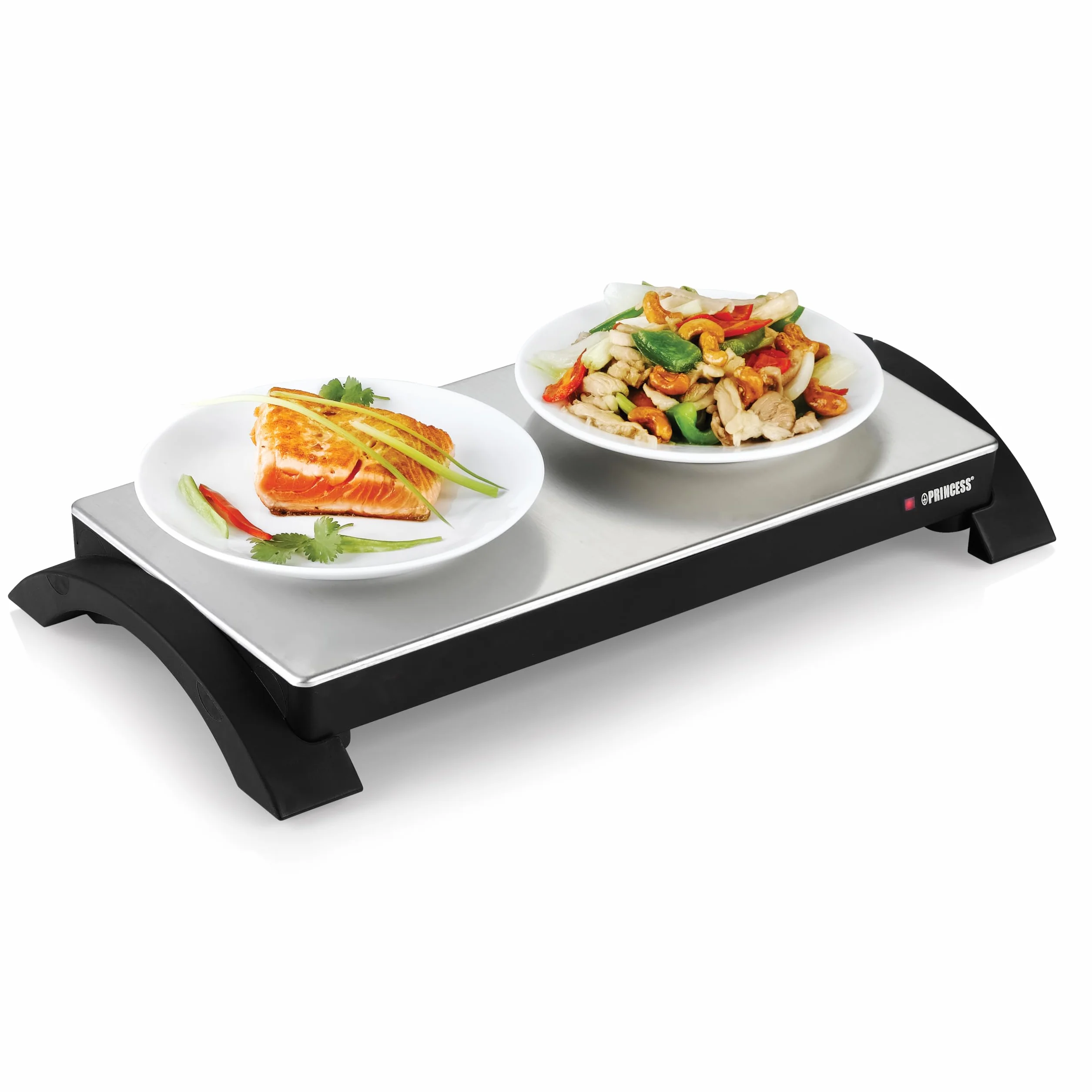 Princess 312295 Warming Tray – Bandeja Caliente, se Puede Utilizar sin Cables, se Calienta Rápido