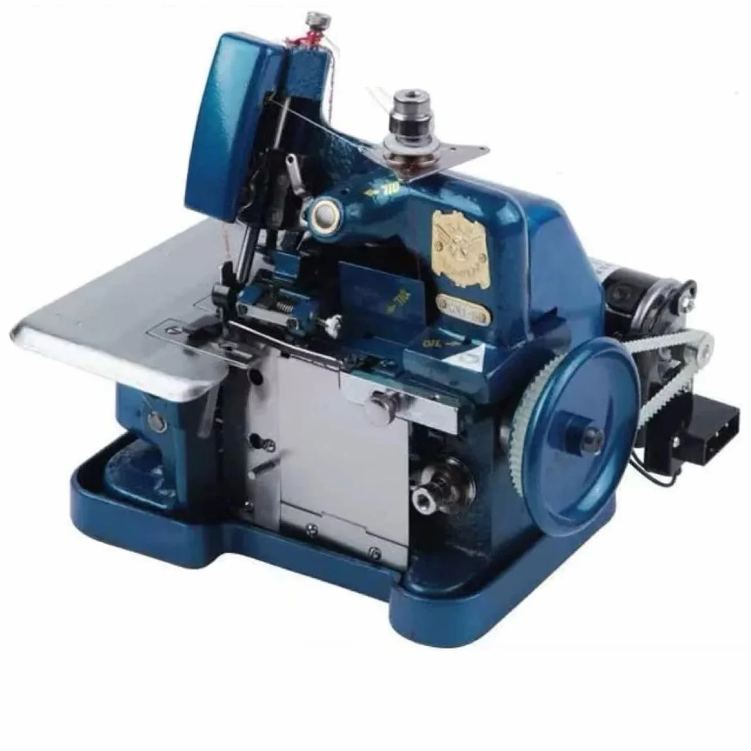 Máquina Overlock, 250 W de alta resistencia, 3000 puntadas por minuto, máquina de alta velocidad para acabado profesional de costuras