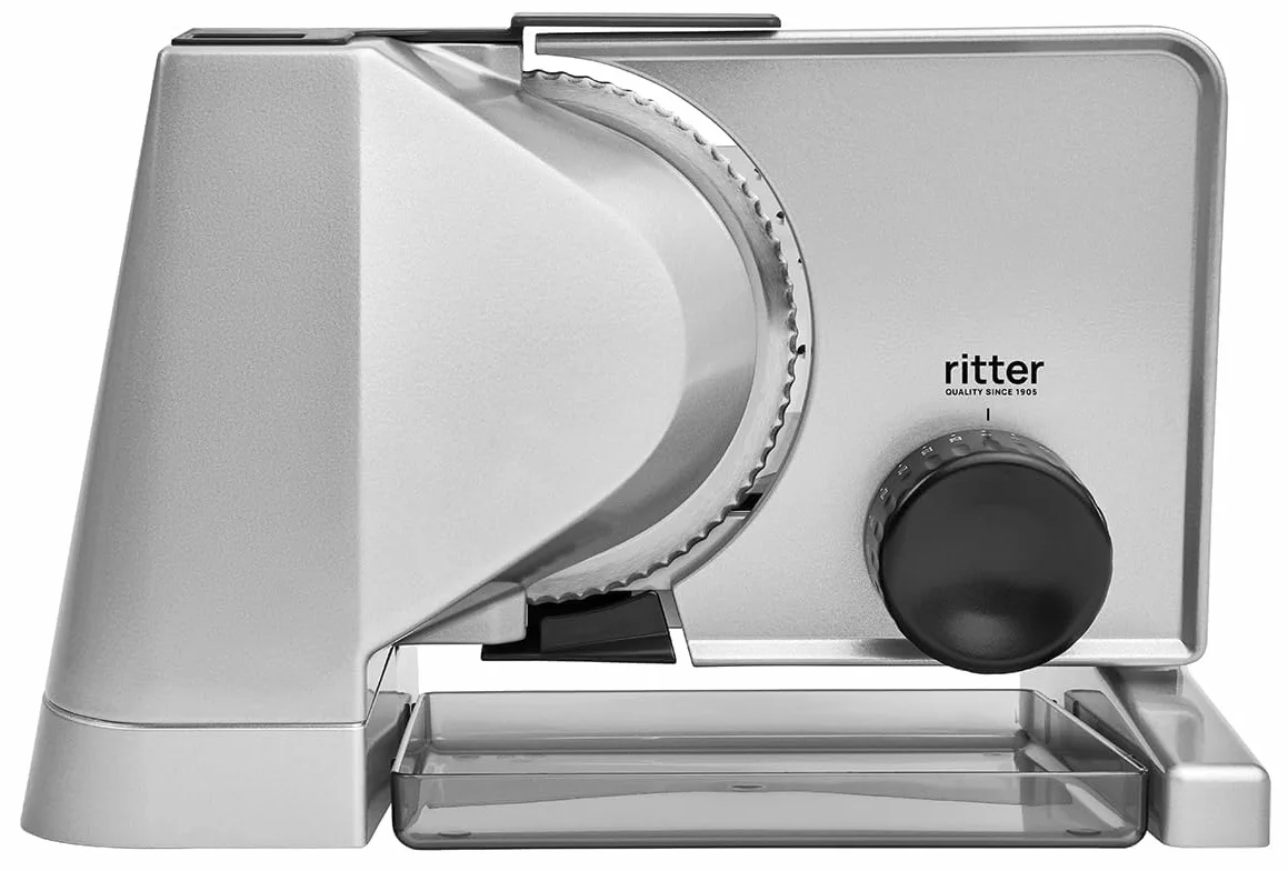 ritter solida 4 Cortadora de Alimentos Eléctrica y Rebanadora de Pan de Metal Macizo