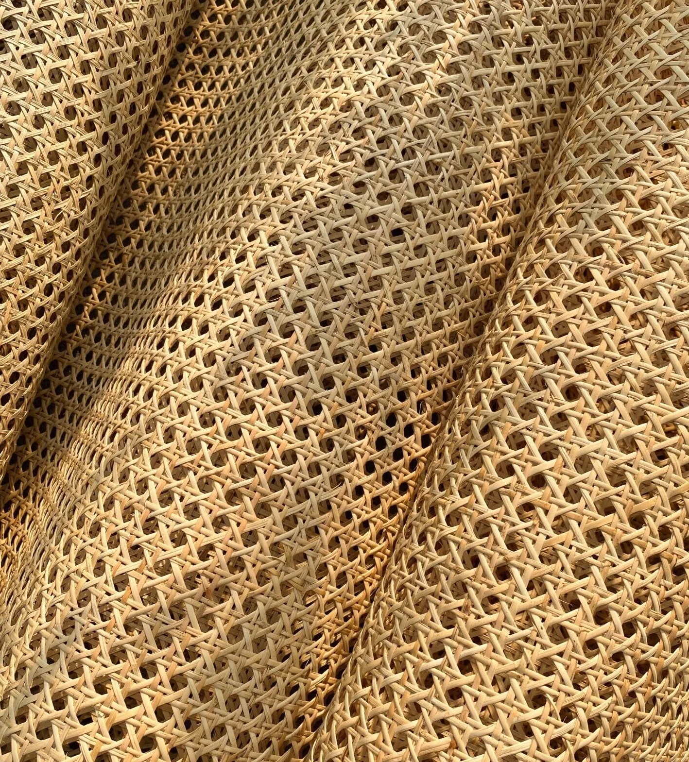 60cm de ancho, Rejilla Mimbre Natural por Metros, Ratan, Ratan rollo mimbre, 60 x 1000cm Mimbre Rollo, Mimbre Natural, Rollo ratan, Talla Grande ratan rollo mimbre Natural para Muebles, Tapizar sillas