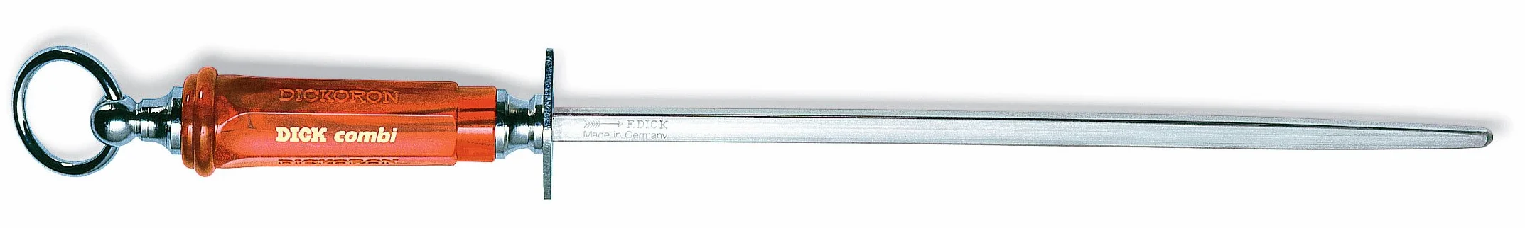 F. Dick Dickoron 12 Combi Sharpening Steel, Sapphire/Polished Cut, Square by Friedr Dic