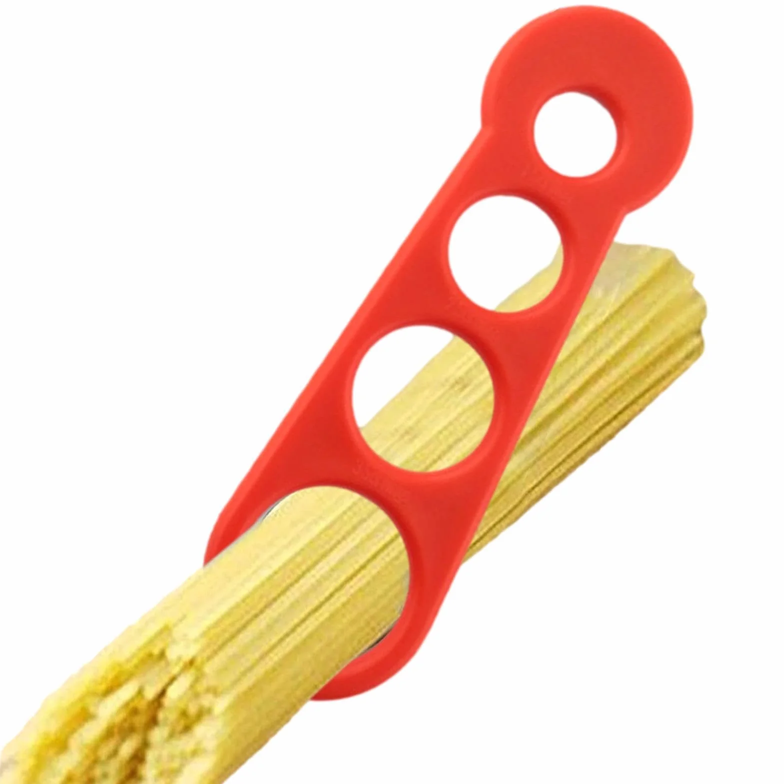 Medidor de Espaguetis de 4 Orificios - Herramienta de Medición para Fideos, Pasta y Arroz
