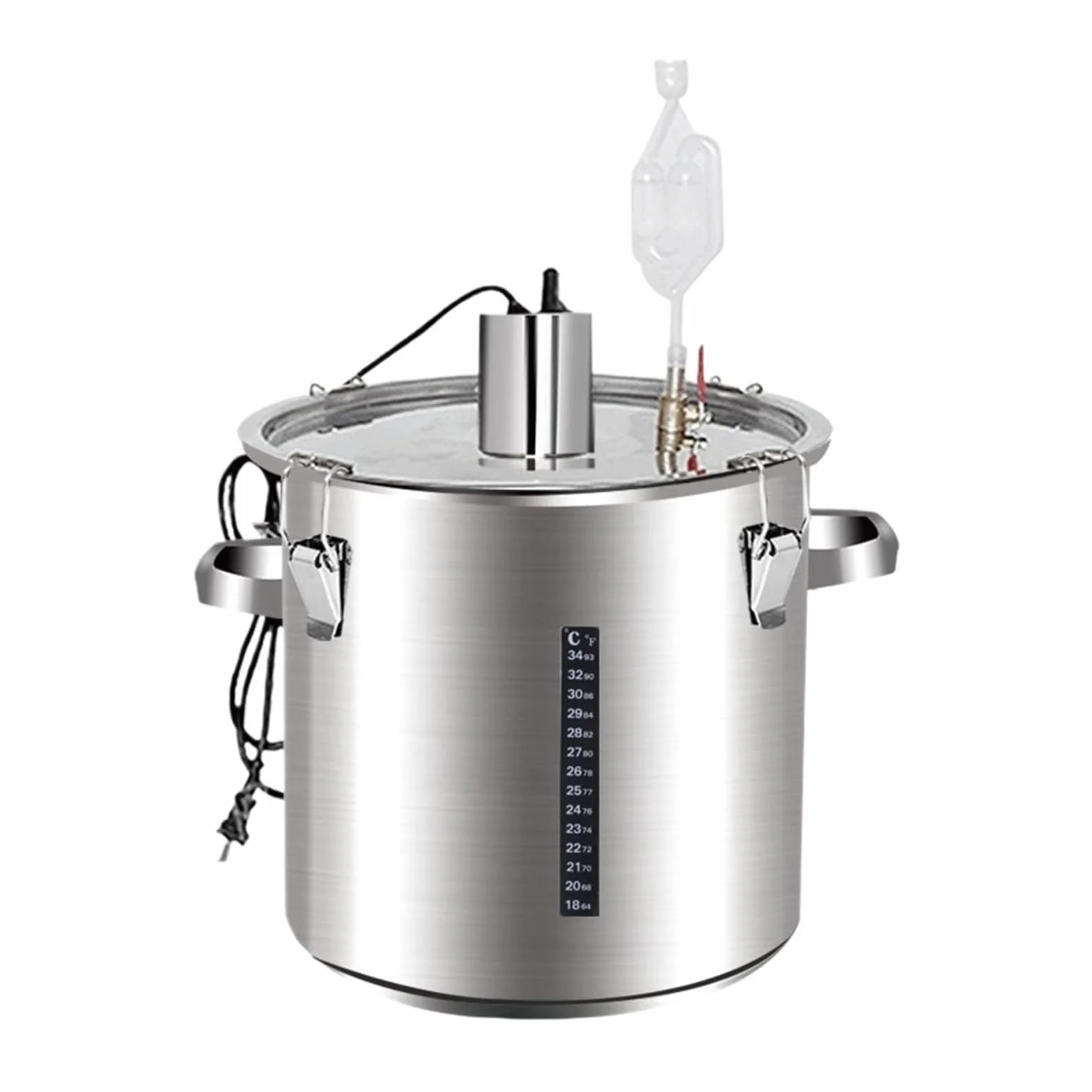 Tanque De Fermentación A Temperatura Constante, Acero Inoxidable, Cubo ElaboracióN De Cerveza AutéNtica(SKU5)