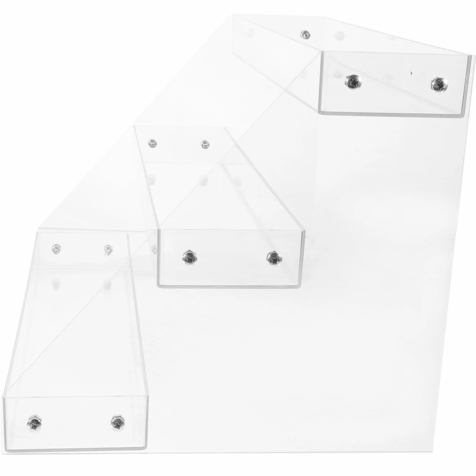 Estante acrílico para exhibición de bebidas, estante de almacenamiento de escritorio para bebidas y aperitivos, tienda minorista perfecta y elegante escaparate para productos de mercado