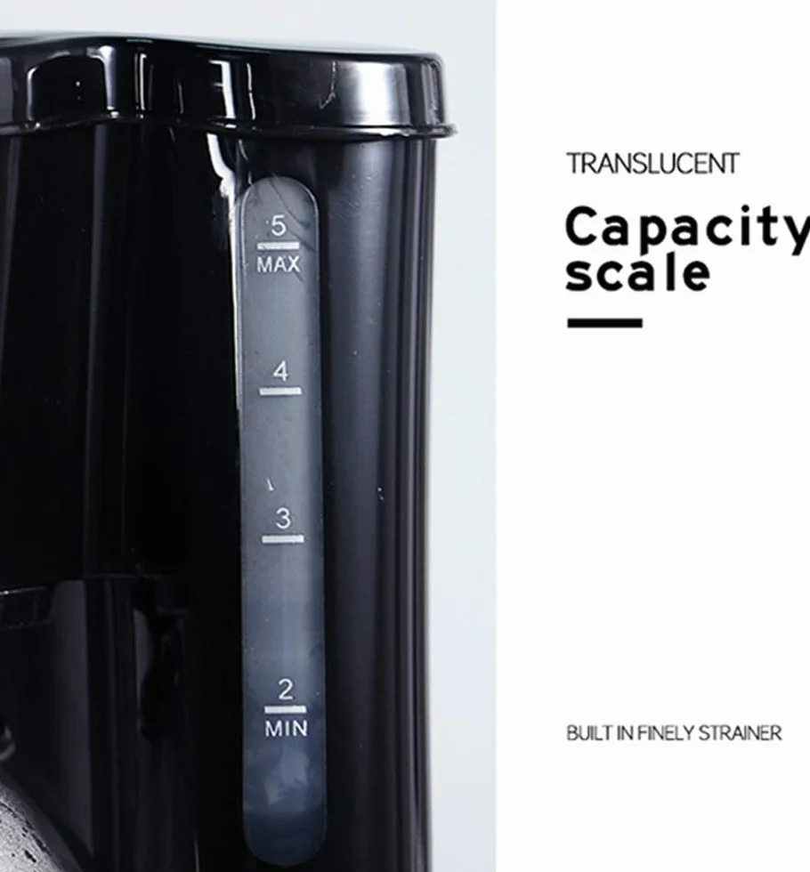 Cafetera Cafetera, Filtro De Café, Cafetera Semiautomática, Filtro Incorporado [Función Antigoteo, Hervidor De Aislamiento (750 Ml), 600 W] Compatible con Oficina, Familia,C Interesting