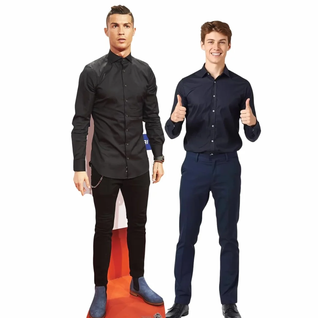 Star Cutouts Vida tamaño de cartón Cut out Cristiano Ronaldo, Multicolor