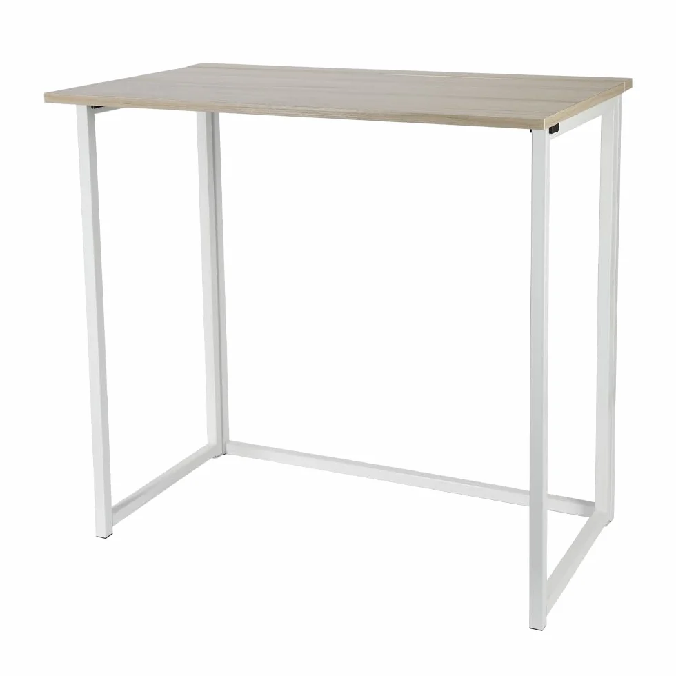 Easylife - Mesa de escritorio plegable, mesa de lectura para laptop y escritorios plegables para trabajar en casa con patas, 80 x 45 x 74 cm