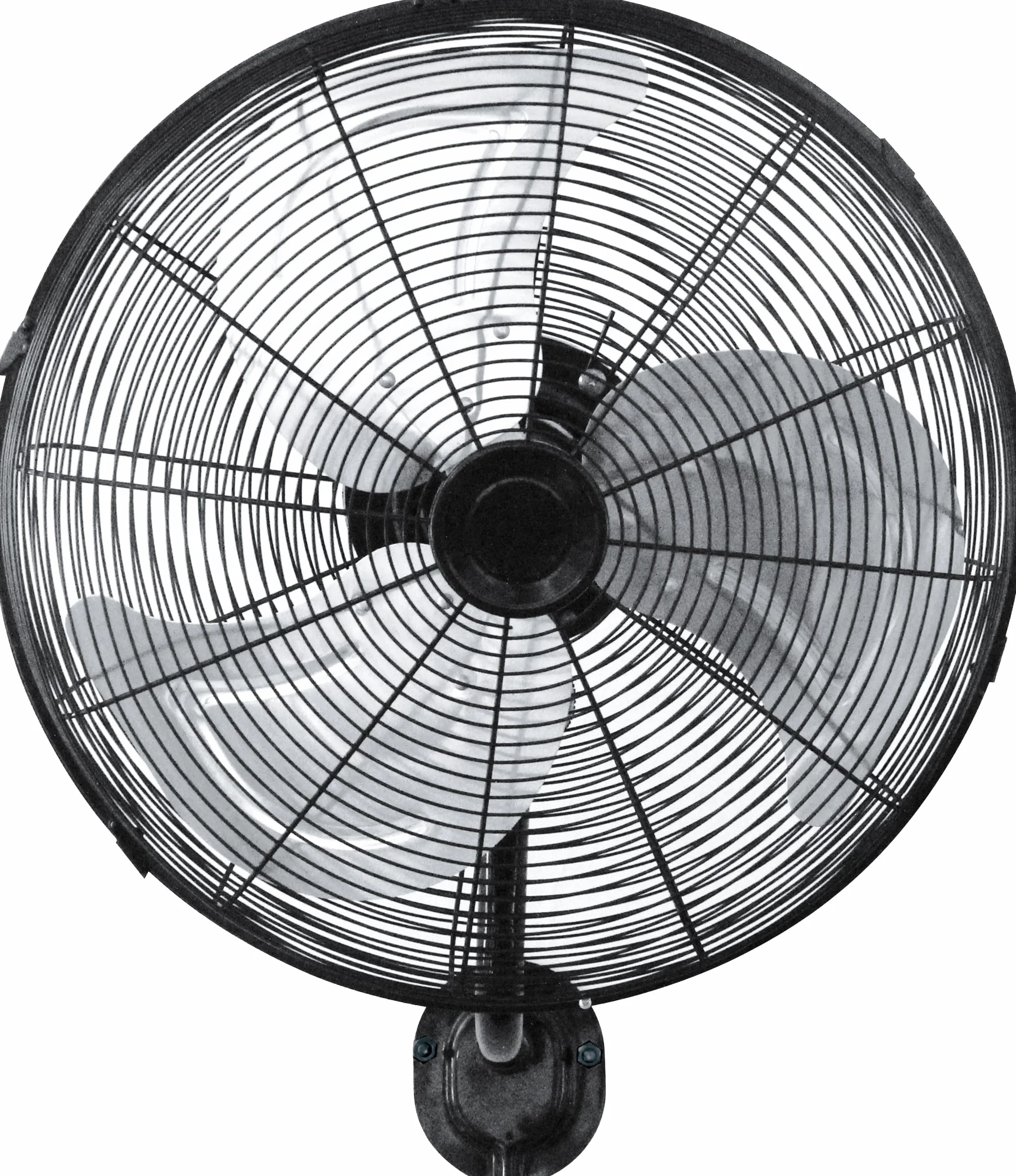 ABRILA - Ventilador de Pared ARRECIFE | Negro/Playa con 3 Velocidades Ajustables | Orientable y Oscilante | 120W de Potencia y 50D | Ideal para Todo Tipo de Estancias