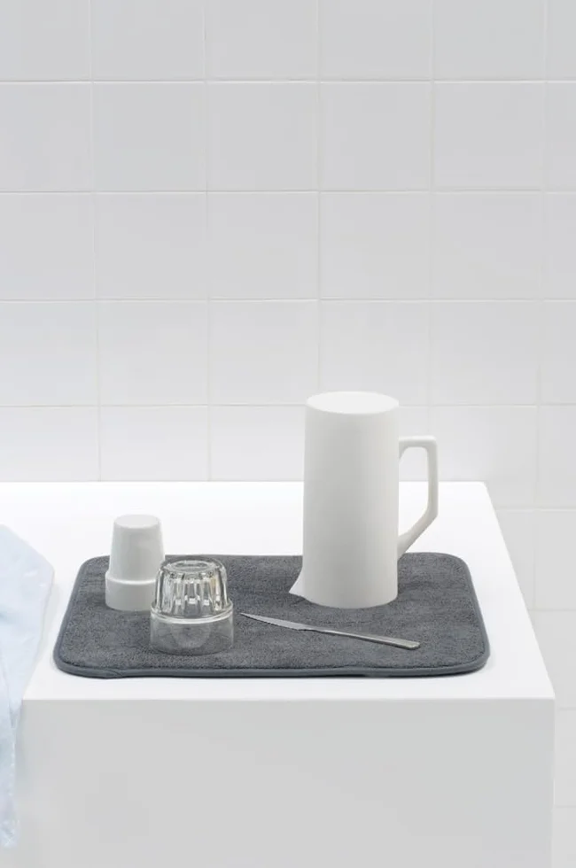 Brabantia Bayeta Escurreplatos De Microfibra Gris Oscuro 47x40x1 Cm
