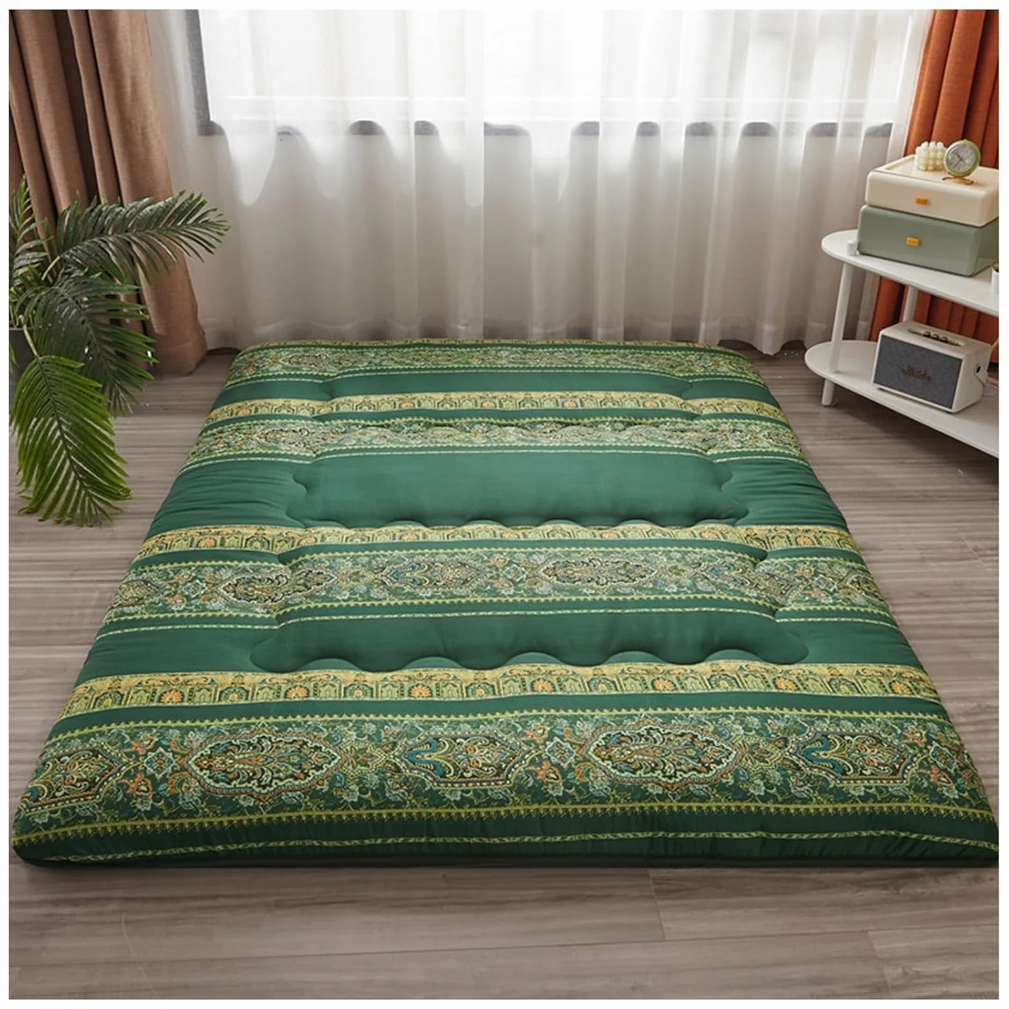 Colchones Colchón 135_x190_ Tatami Futon Japones Mattress Tatami Japones Colchón Enrollable Portátil Y Plegable Colchón De Futón Japonés Grueso Y Plegable Tatami(A,180x200cm)