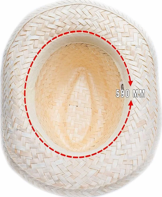Gorros Personalizados Para Eventos - PACK 10 Sombreros con Tu Imagen o Frase - Sombreros de Paja Para Mujer y Hombre - Cinta de color a elegir - Natur