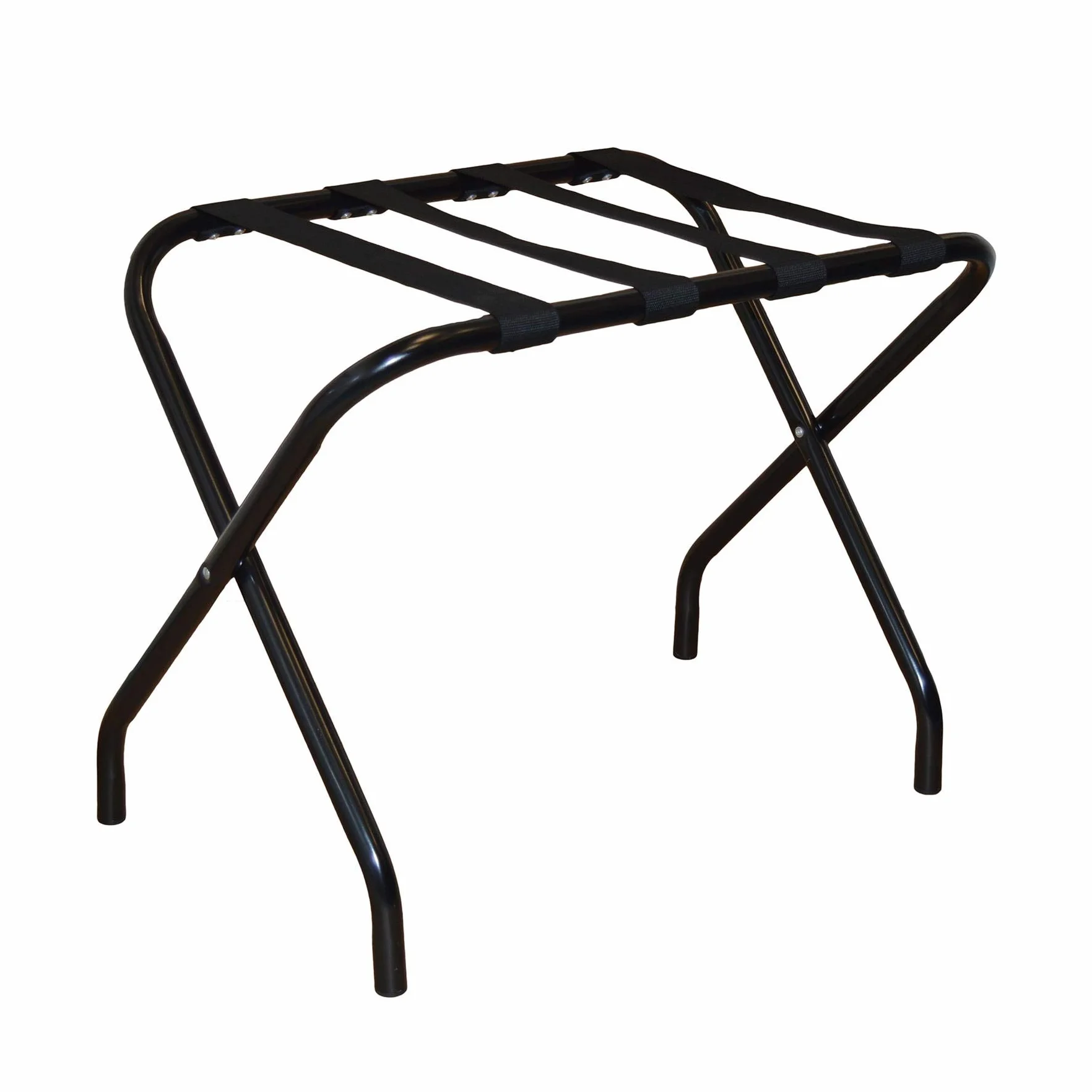 Harbour Housewares Soporte plegable para maletas - Metal - Negro