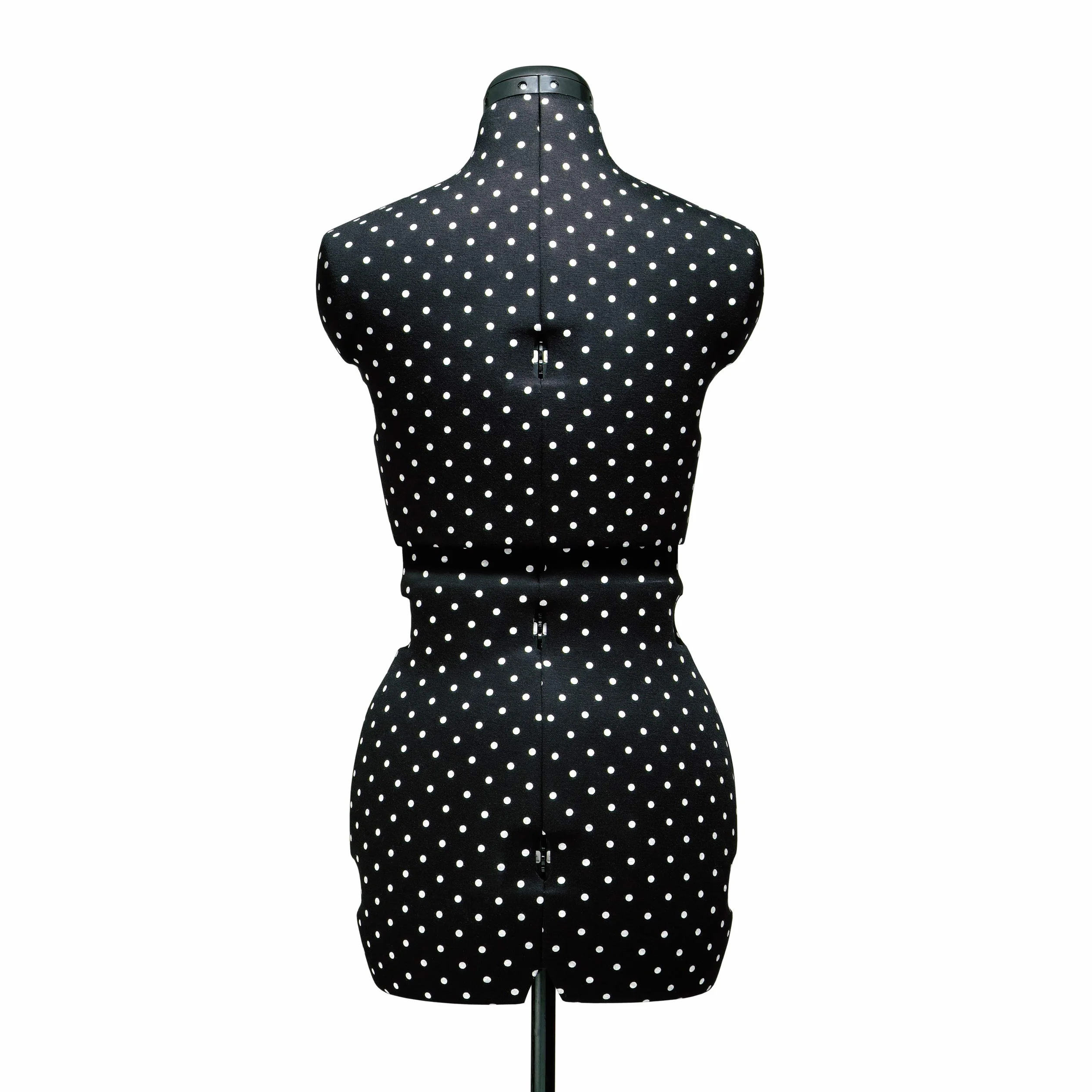 Prym 611752 Prymadonna Polka Dots-Busto de Sastre, Talla S, Negro con Puntos Blancos, Size S (36-42)
