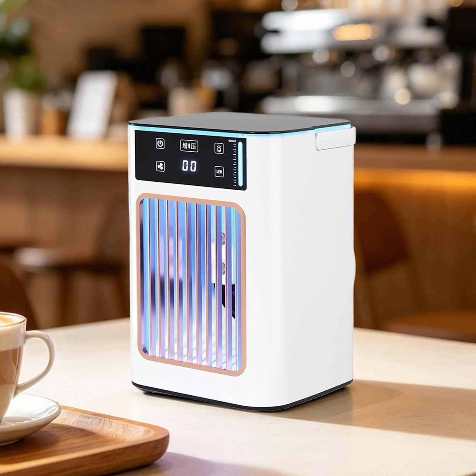 Ventilador Personal Portátil 3-Velocidades | Ventiladores Enfriadores Que Soplan Aire Frío Para Verano Interior Hogar Oficina Dormitorio Escritorio Residencia Viaje