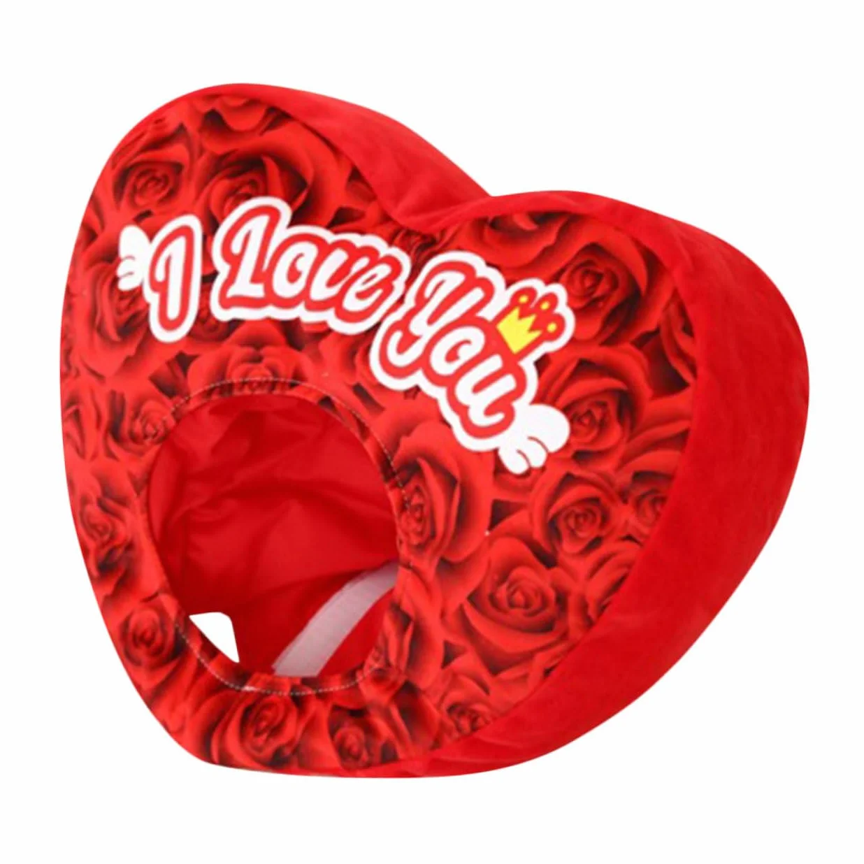 Sombrero de Corazón de Peluche y Cálido para San Valentín Tocado Unisex para Cosplay Accesorio Romántico para Fiestas y Fotos Diseño Rosa Adorable y Cómodo