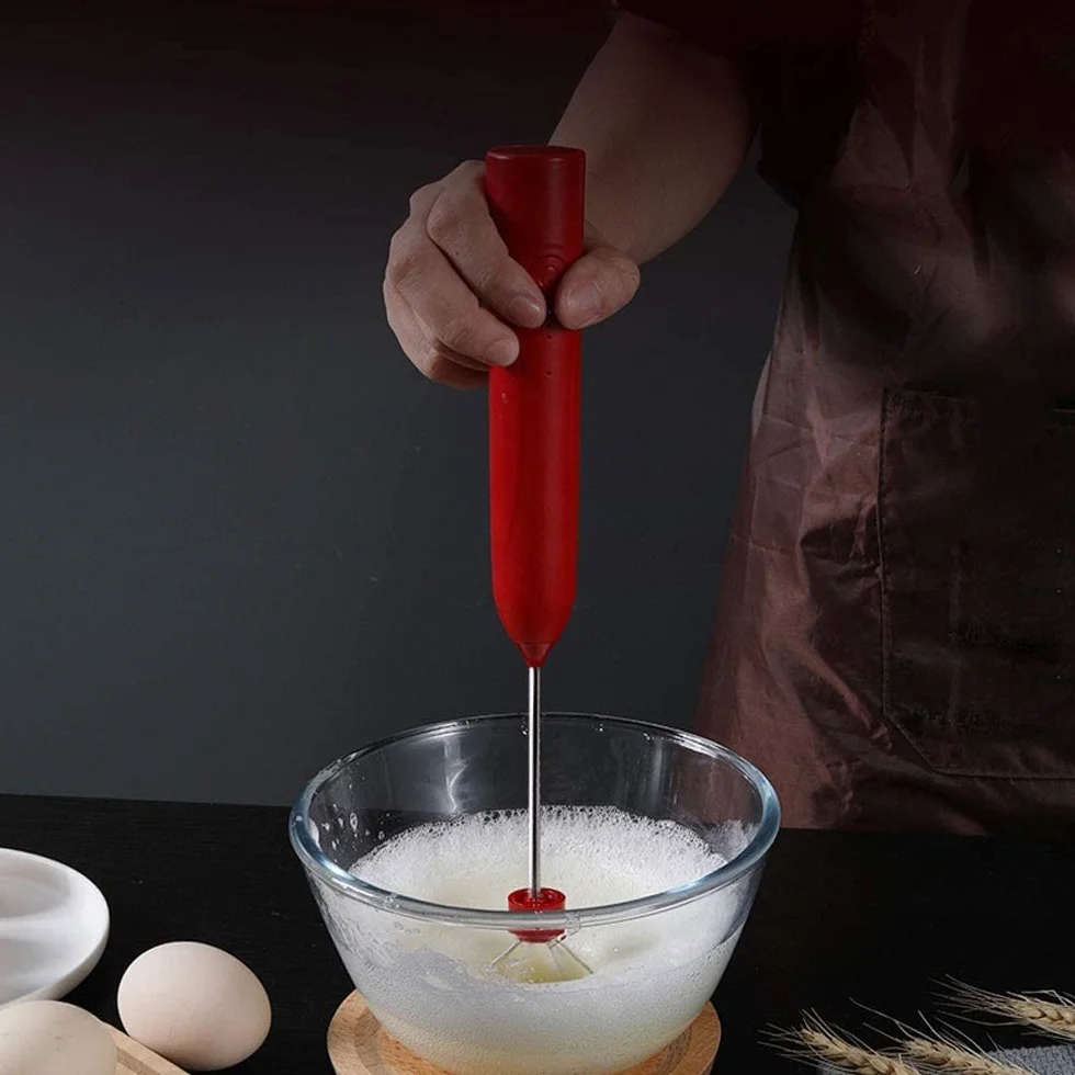 Batidor de Huevos, batidor eléctrico para el hogar, Varilla batidora, Clara de Huevo cremosa para Hornear, Mini batidor Manual inalámbrico