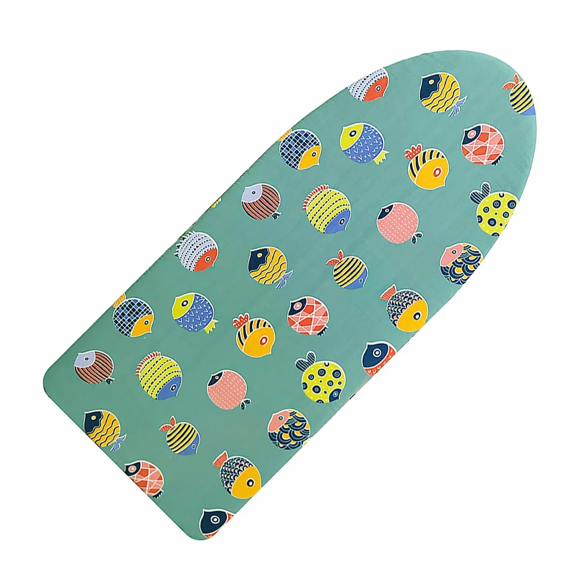 Funda y almohadilla para tabla de planchar pequeña de 12.5 x 30 pulgadas, 3 pares de correas de cierre de velcro, bordes elásticos, funda para tabla de planchar de 2 capas con acolchado grueso