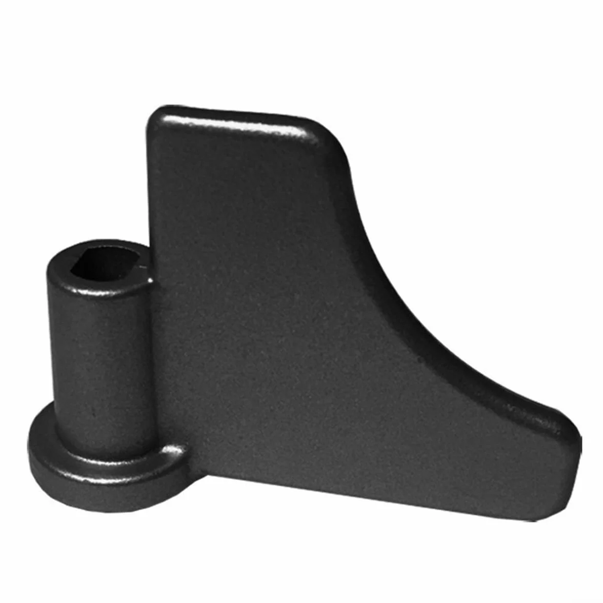 Máquina de pan, cuchilla de amasado, pieza de repuesto de paleta de mezcla, gancho de masa de aleación de aluminio para hornear en casa, accesorio de electrodomésticos de cocina (negro)
