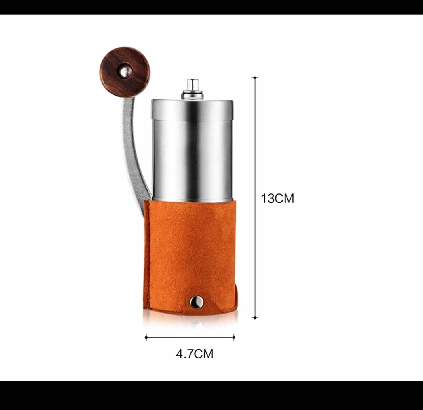 Molinillo de Café Molino de Café Molinillo De Café Manual, Molinillo De Café Portátil Con Manivela, Mini Molinillo Negro, Molinillo De Café Individual Molinillo Cafe Molinillos de Café ( Color : A , S