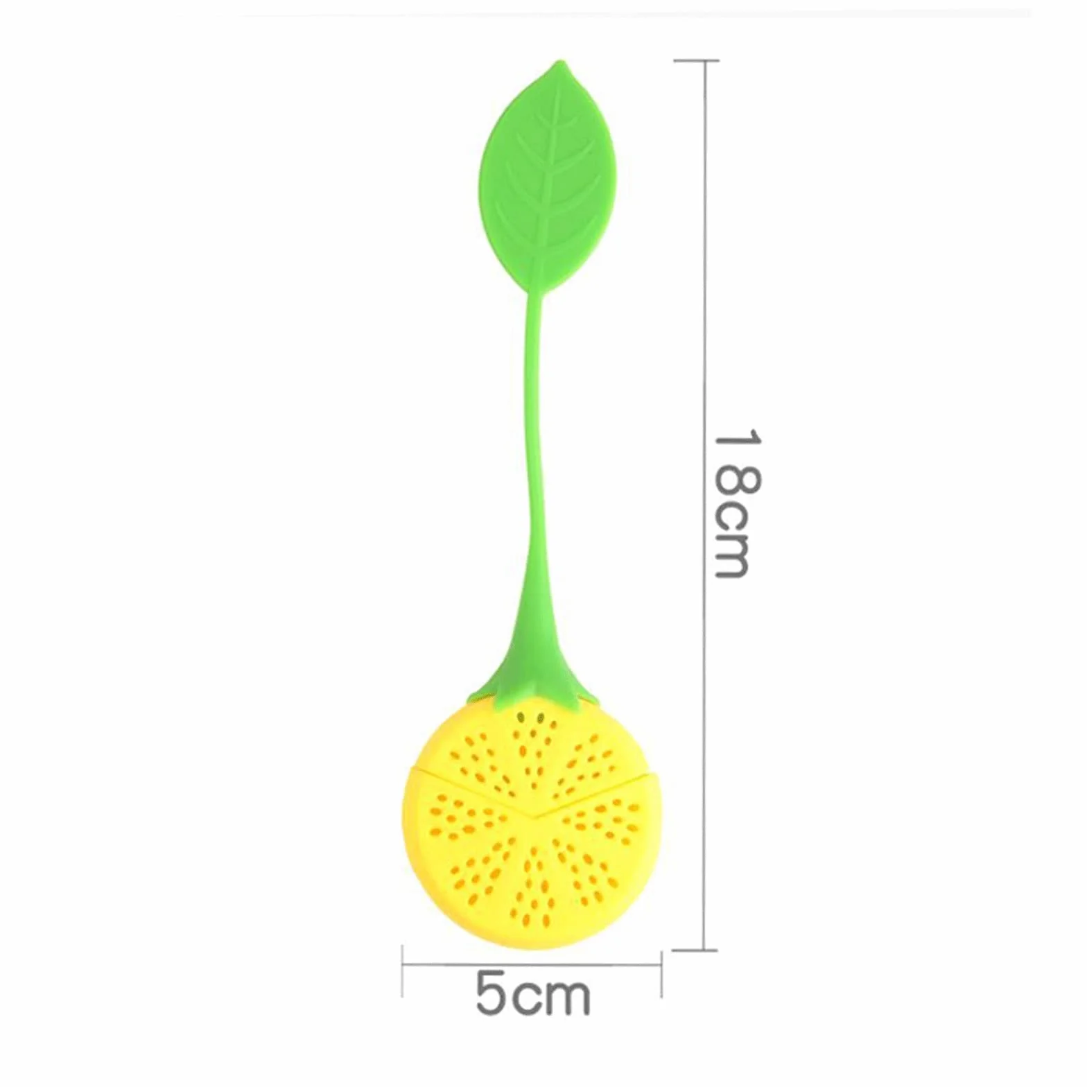 Colador de té de silicona con fugas de té de limón, bolsa de té, suministros de cocina, fabricante de té perezoso, filtro de té personalizado
