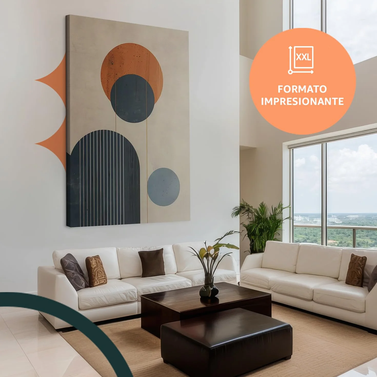 Cuadros B&D XXL Cuadro Mega XXXL Playa y mar 170x85 cm Cuadro en Lienzo | Tamano XXL Estampado Grande Gigante Imagen Para Montar por uno Mismo Decoración De Pared Impresión DIY Naturaleza
