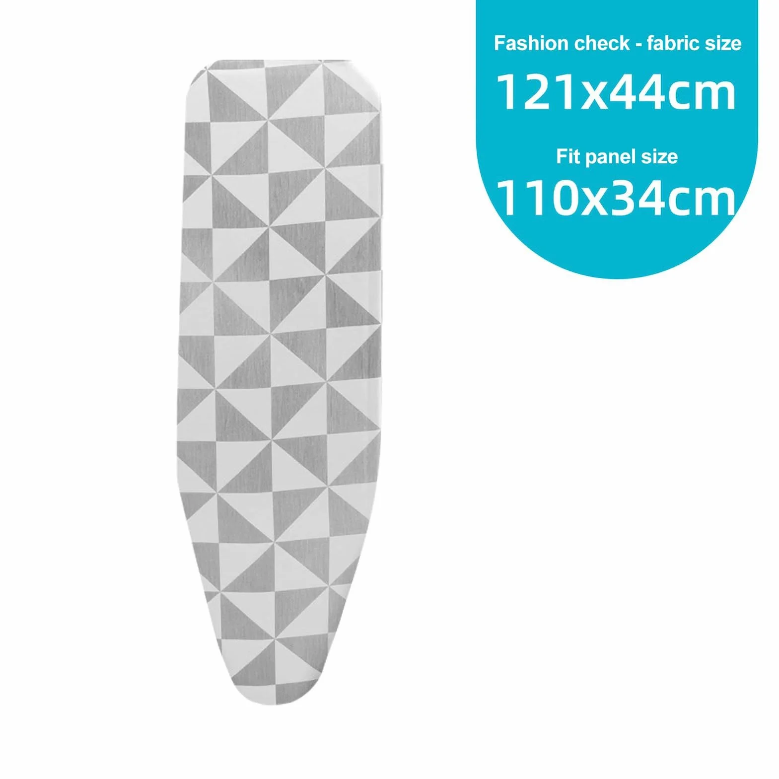 Funda para tabla de planchar, algodón, borde elástico, resistente a las manchas, resistente a las quemaduras, lavable, funda de almohadilla de planchado para mesa de planchar
