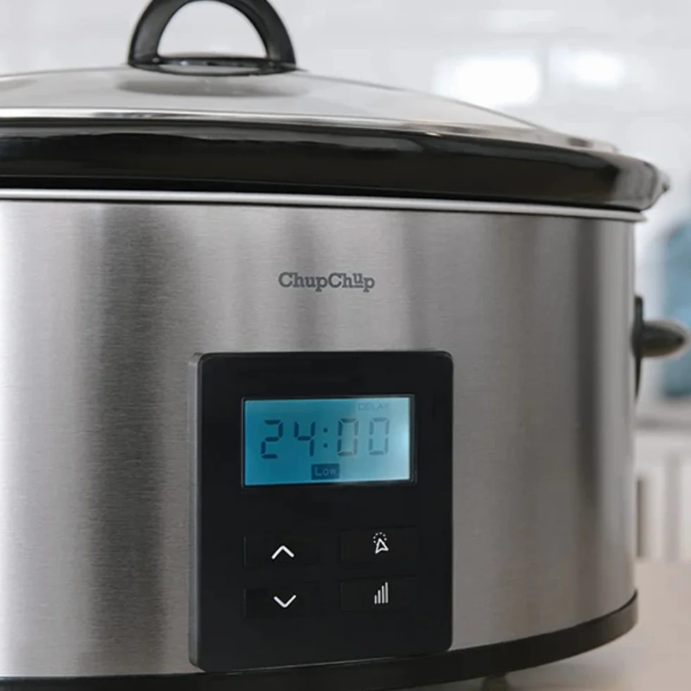 Cecotec Olla de Cocción Lenta Chup Chup Matic 5.5 L Programable 24h Cerámica Inox