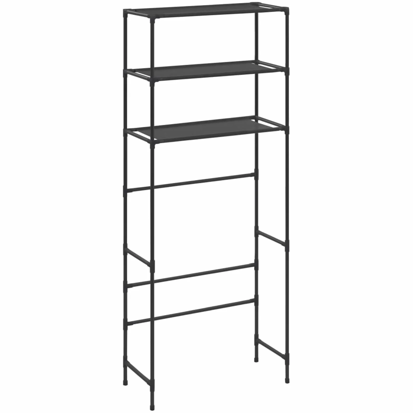 Gecheer Estante de Acero Inoxidable 3 Niveles para Lavadora - Organizador de Baño con Máxima Estabilidad y Capacidad de 5 kg