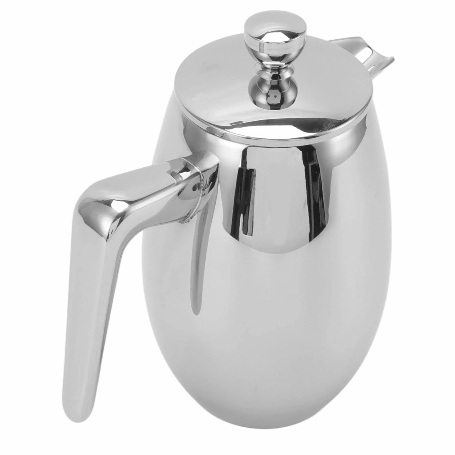 Prensa Francesa de Acero Inoxidable 304, Doble Capa, Boca en Forma de U, Tetera de Elaboración Manual para el Hogar (800ml)