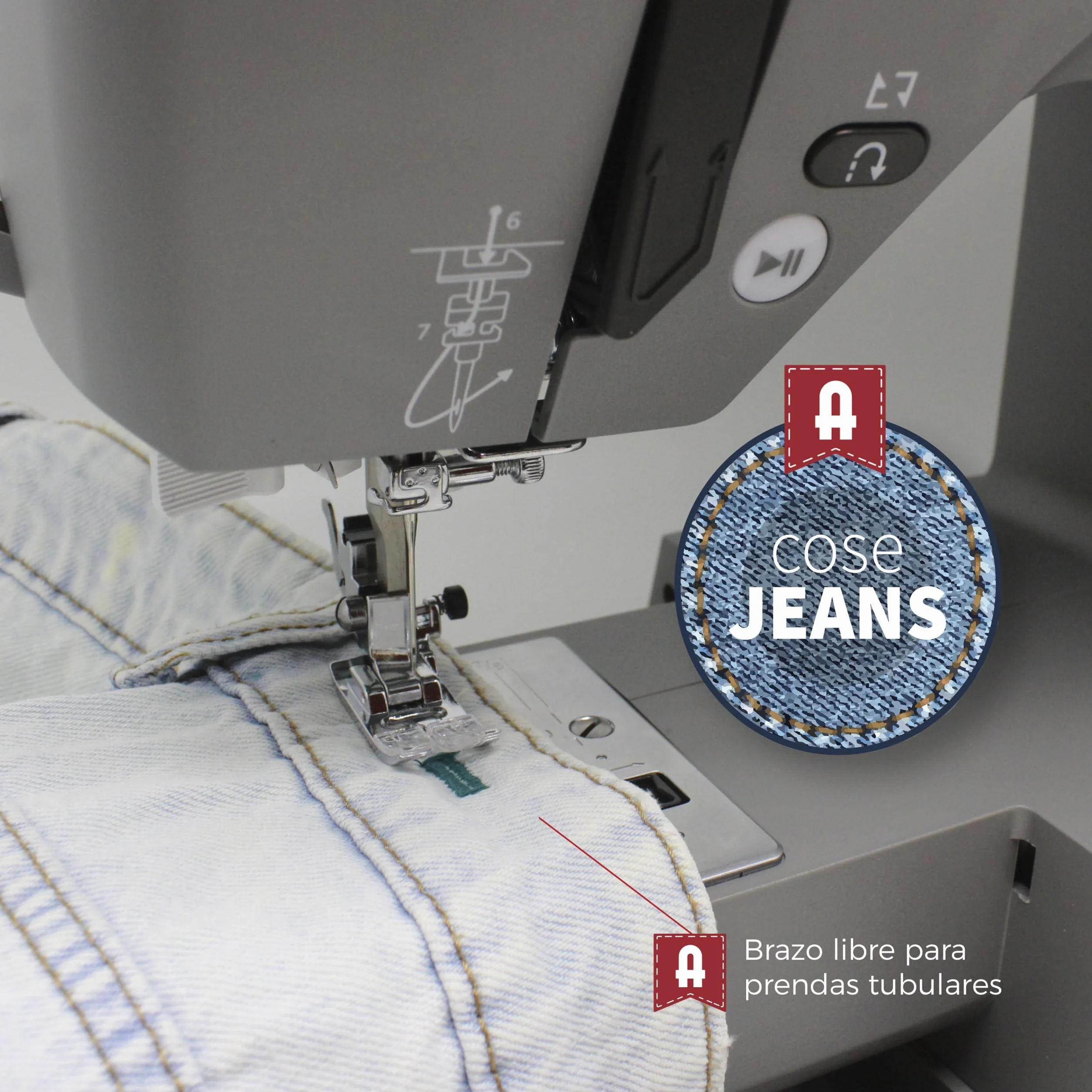 Máquina de Coser Alfa Core Heavy Duty