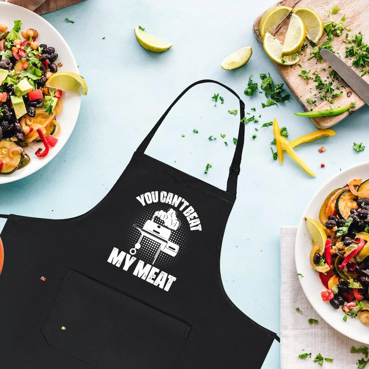 Delantales divertidos para hombres, chef, cocinar, barbacoa, parrilla, regalos de broma para hombres, papá, padre, marido, regalos de esposa para cumpleaños