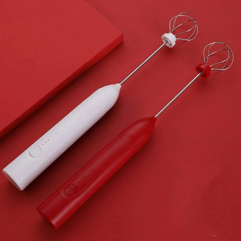 Batidor de Huevos, batidor eléctrico para el hogar, Varilla batidora, Clara de Huevo cremosa para Hornear, Mini batidor Manual inalámbrico