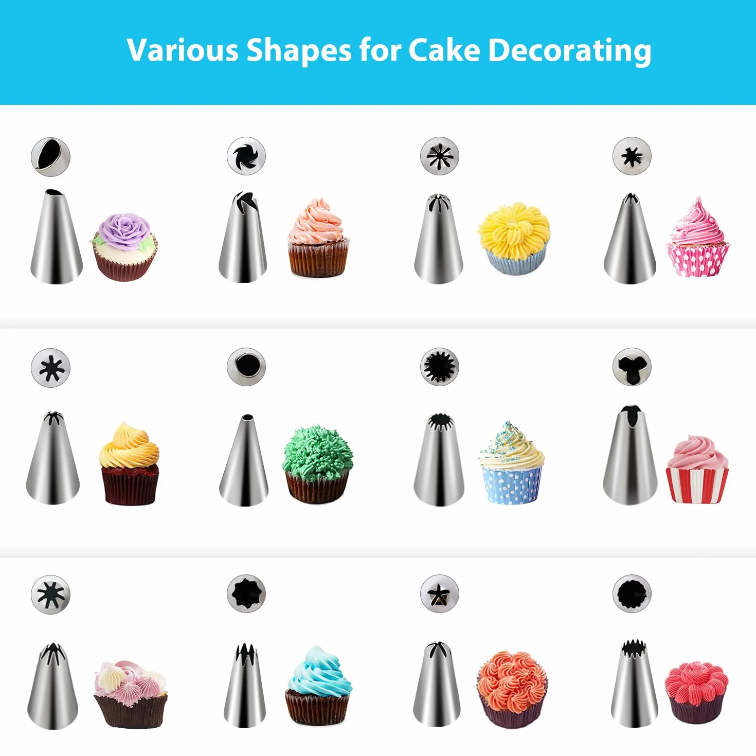 100 bolsas gruesas desechables para glaseado, bolsas de pastelería desechables de 12 pulgadas, resistentes y antiestallidos, para decoración de pasteles, para chocolate, glaseado real, cupcakes, crema