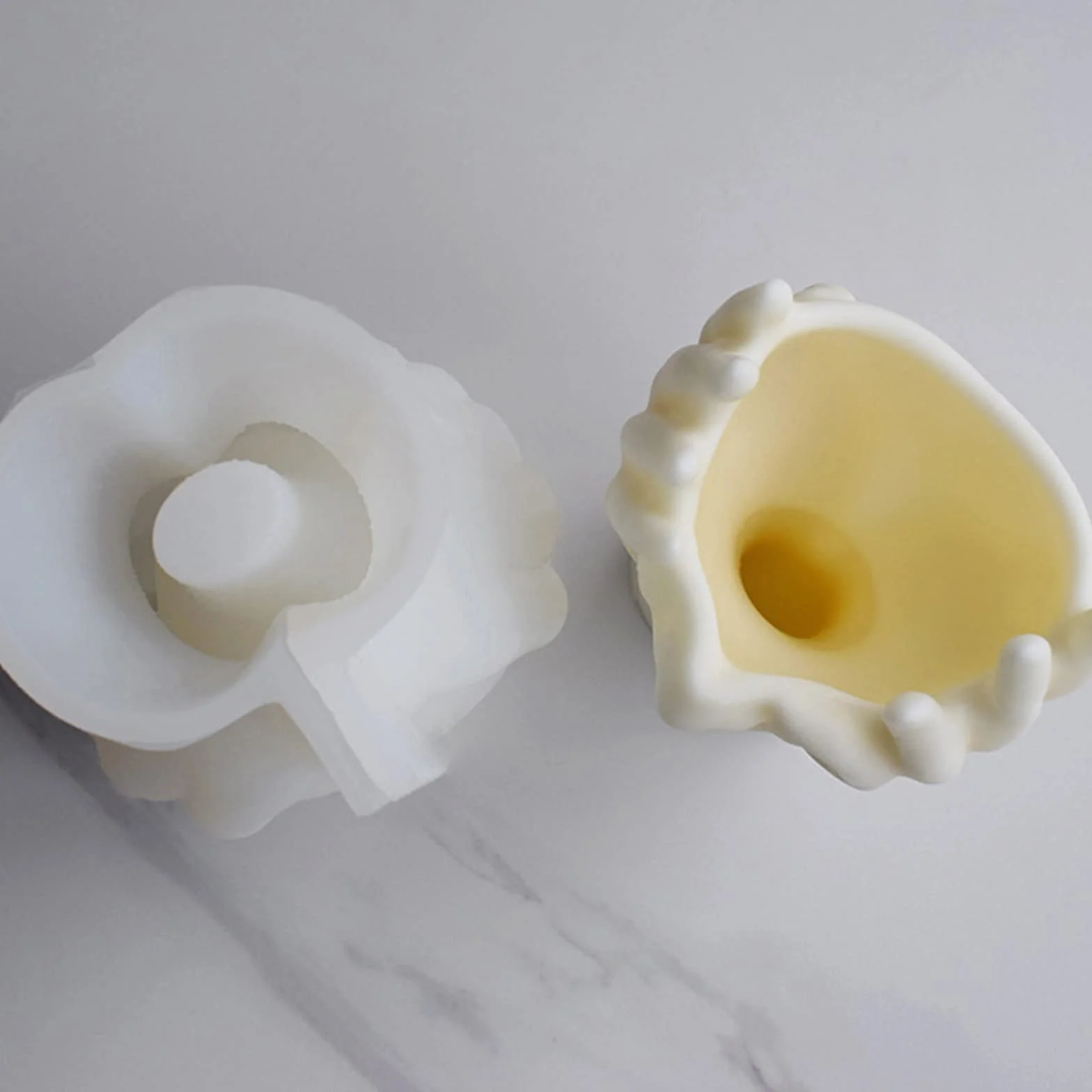 Jarrón de silicona para mejillas para mujer, suministros de artesanía para principiantes, para hornear pasteles