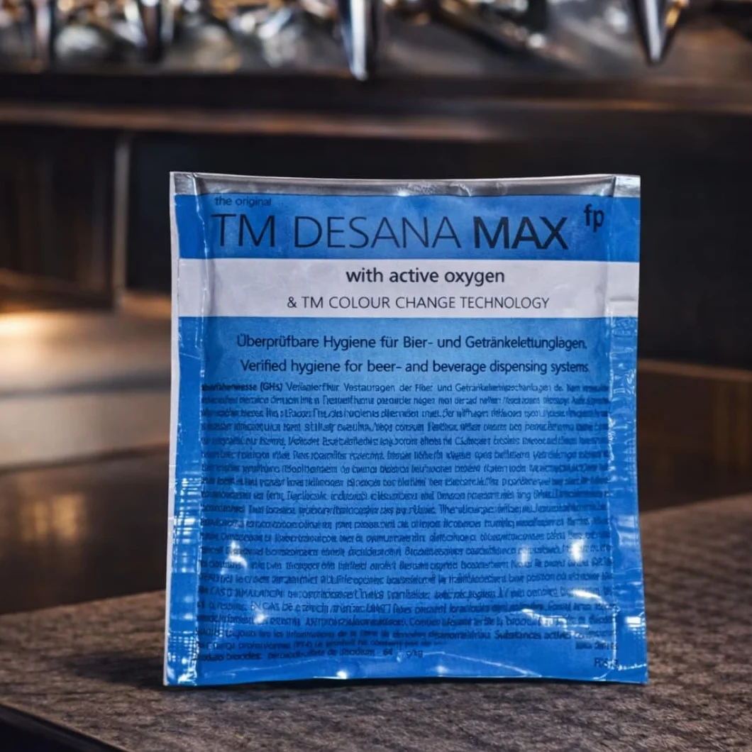 TM Desana Max fp 45 g azul limpiador para tuberías de cerveza, grifo de cerveza, accesorios de limpieza, depósito de limpieza, 10, 100, 265 unidades (50)