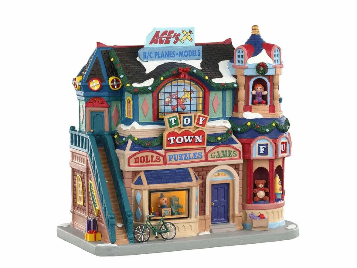 Lemax 05653 - Pueblo navideño con Luces LED (Funciona con Pilas)