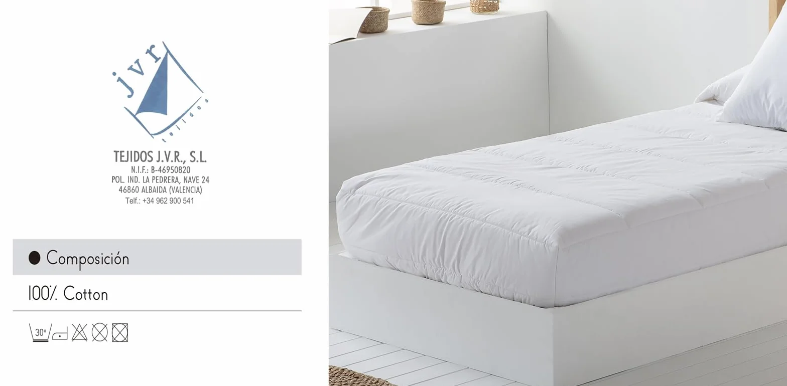 JVR | Edredón Ajustable Tamaño 90 Suave y Transpirable – Edredón Extrasuave Premium con Diseño Moderno para Todas Las Estaciones